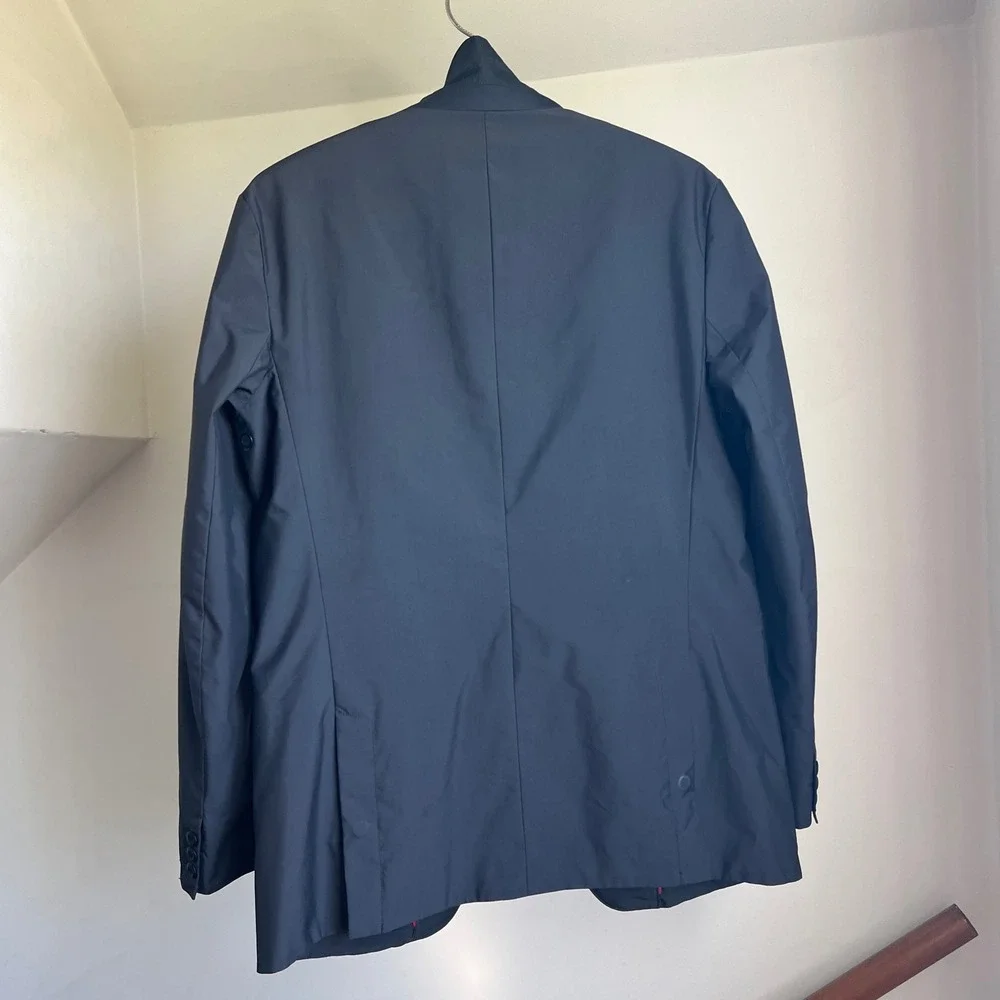 Victorinox Swiss Army Jacket 38 Black Technical Shell Blazer Navigation Blazer